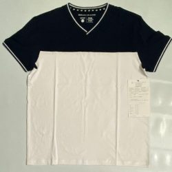V Neck Cut & Sew T-Shirt
