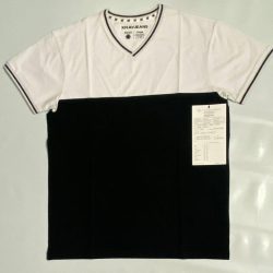 V Neck Cut & Sew T-Shirt