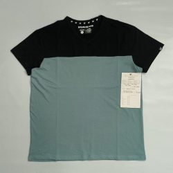 V Neck Cut & Sew T-Shirt