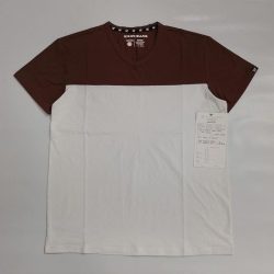 V Neck Cut & Sew T-Shirt
